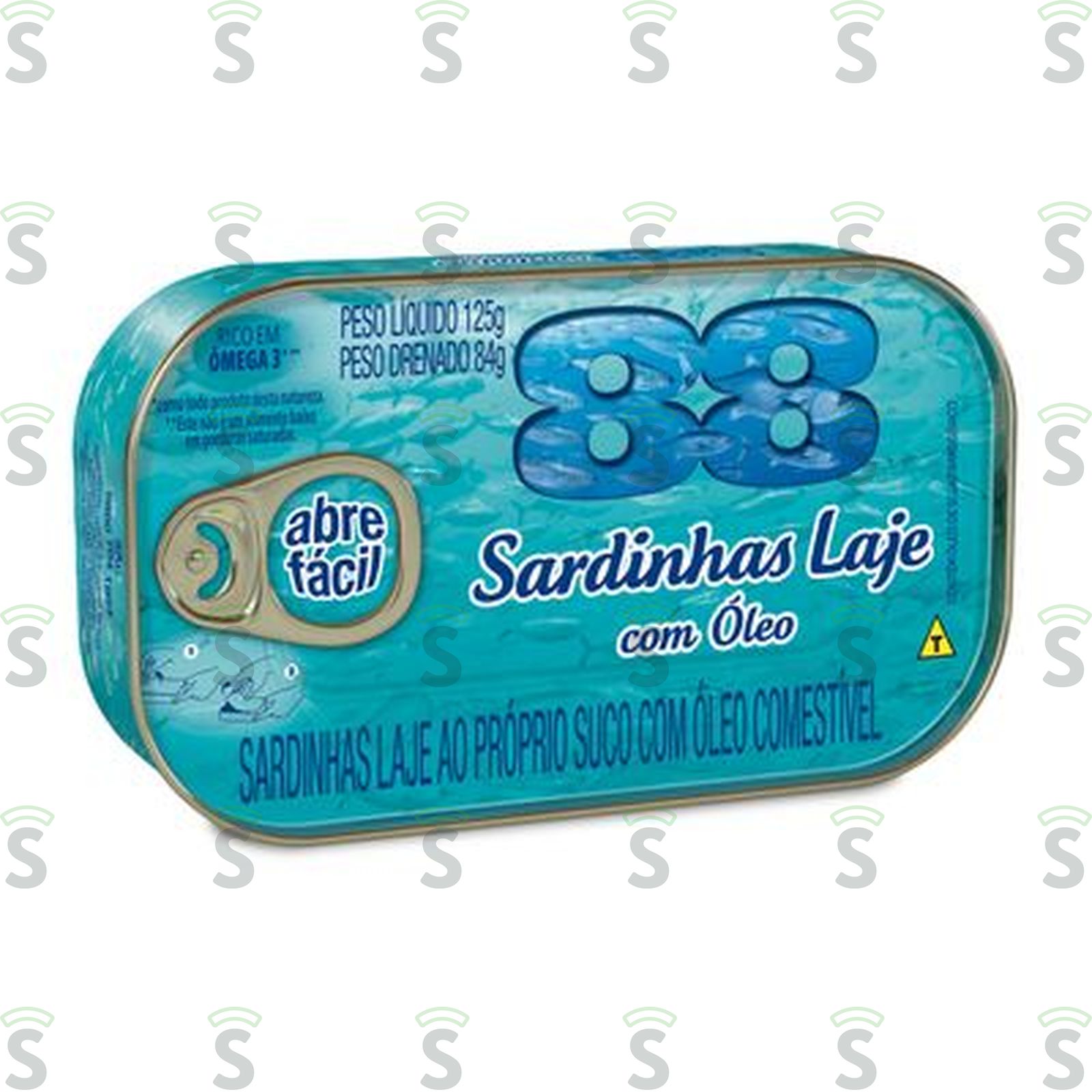 Sardinha 88 Laje com Óleo 125g