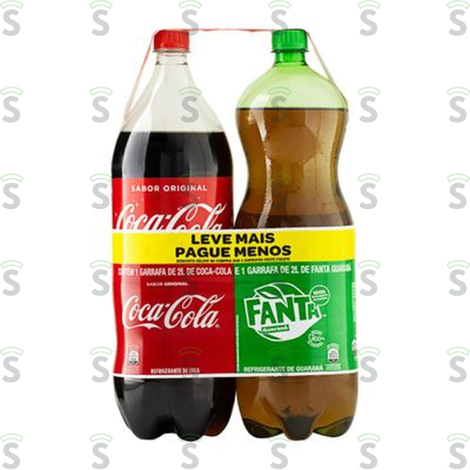 Refrigerante Coca Cola + Fanta Guaraná Petitros 2LT