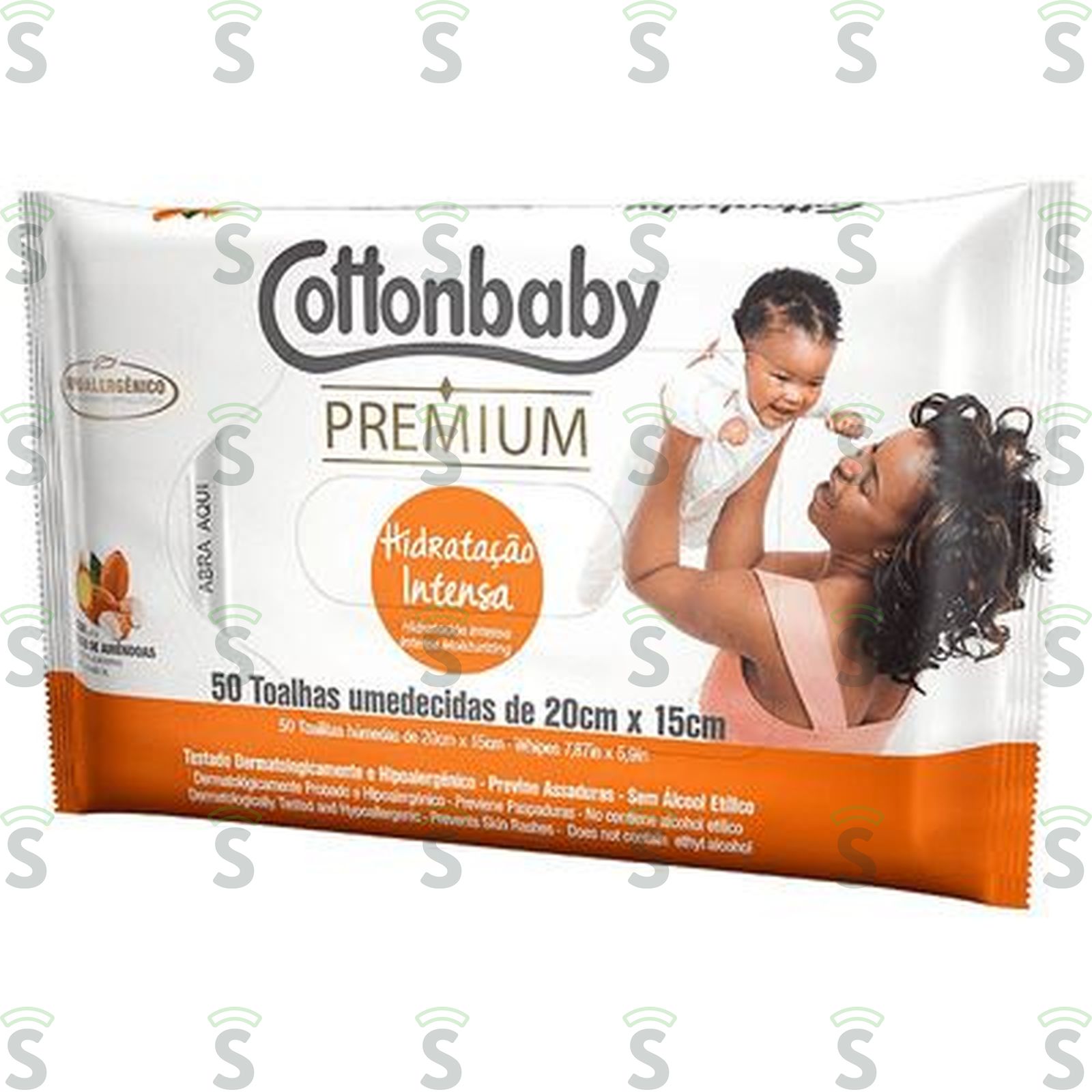 Toalha Umedecida Cottonbaby Hidratação Intensa 50UN