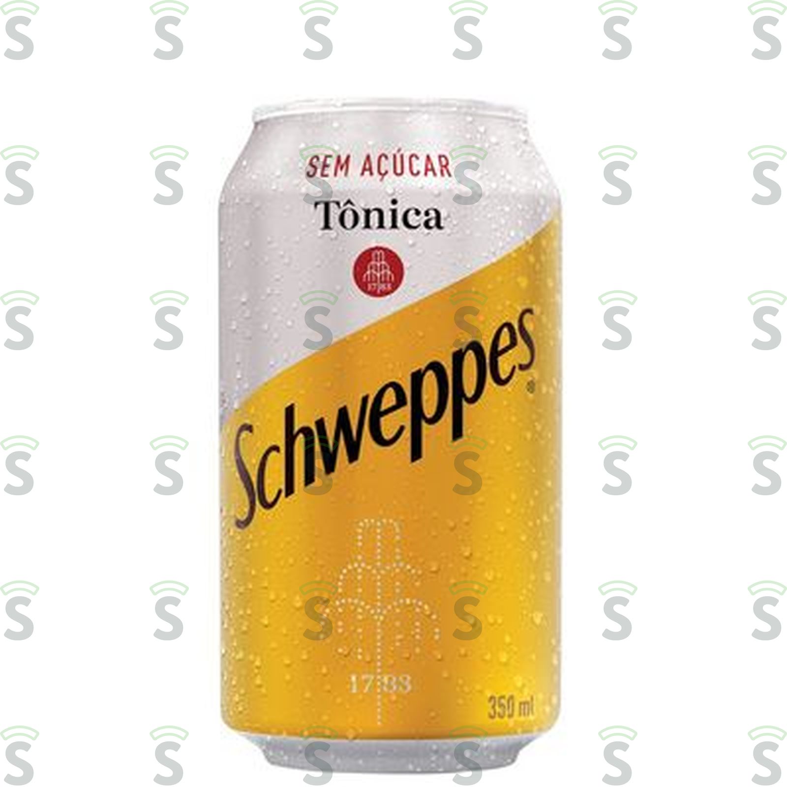 Água Tônica de Quinino Schweppes sem Açúcar Lata 350ml