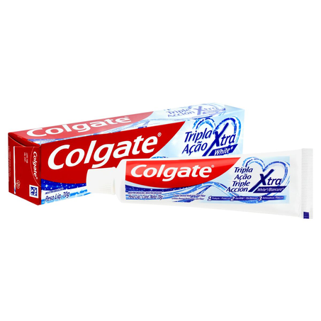 Creme Dental Colgate 70g - Tripla Ação - Xtra White