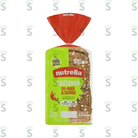  Pão de Forma Nutrella Castanha Do Pará e Quinoa 550g