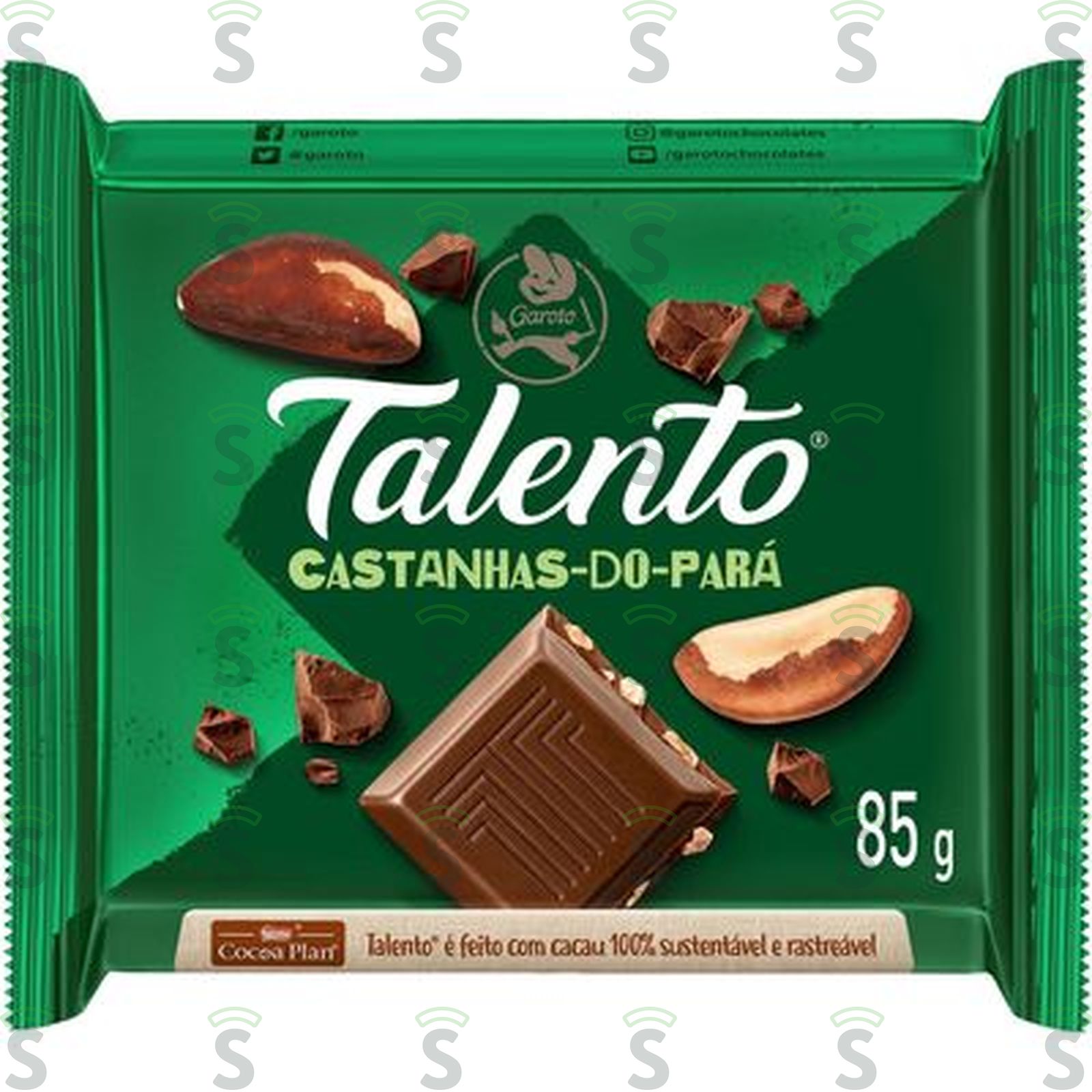 Talento-chocolate 85g castanha para