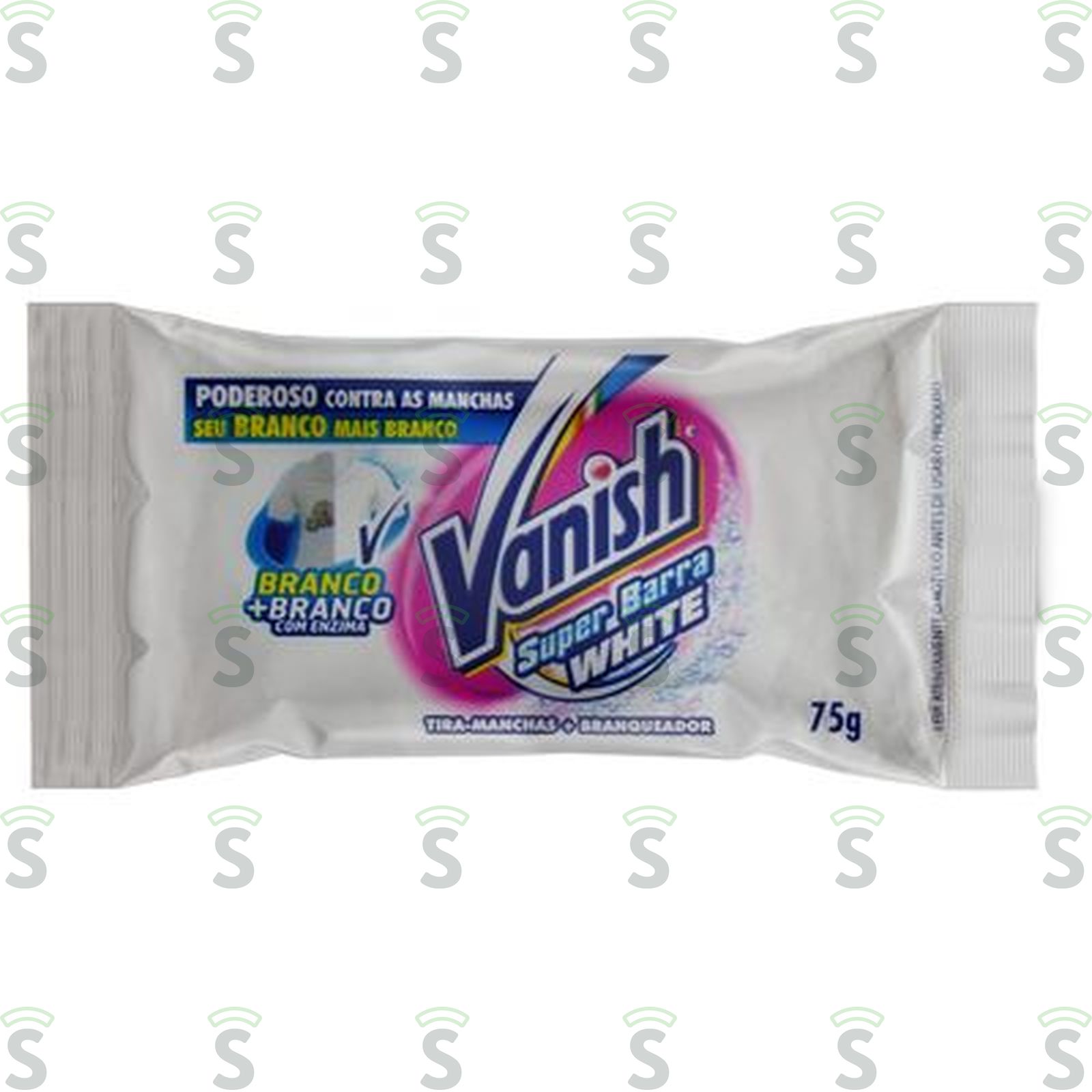 Tira Manchas Vanish Super Barra Roupas Brancas 75G