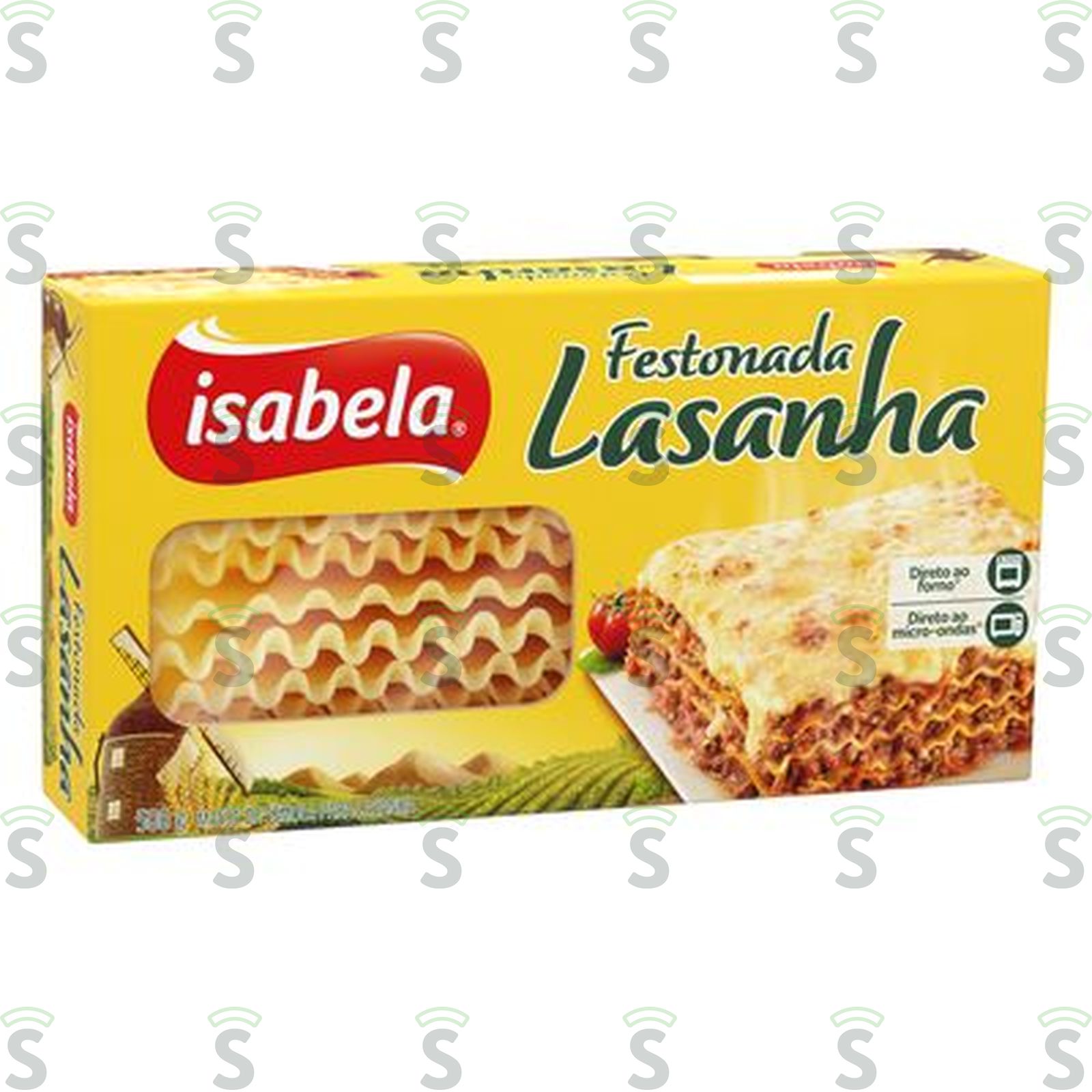Massa isabela lasanha festonada 500g