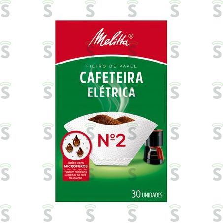  Melitta-filtro Papel N.2 C/30 Cafet.elet