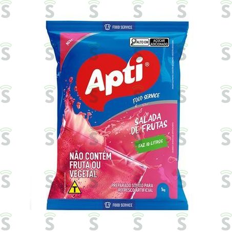  Refresco Po Apti 1kg Salada de Fruta