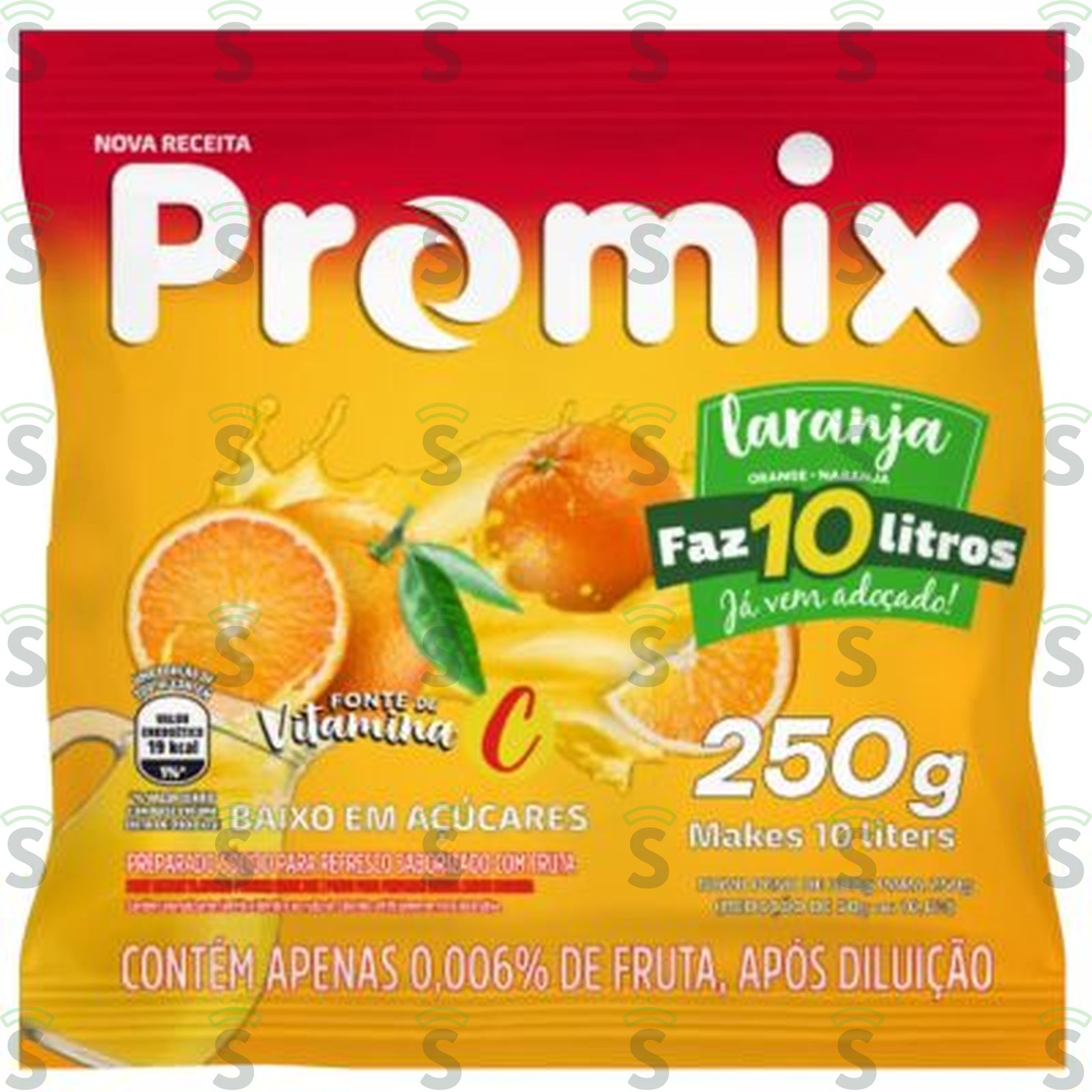 REFRESCO PO 250G LARANJA  PROMIX