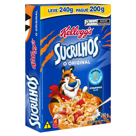 Cereal Matinal Sucrilhos  Tradicional - Leve 240g, Pague 200g