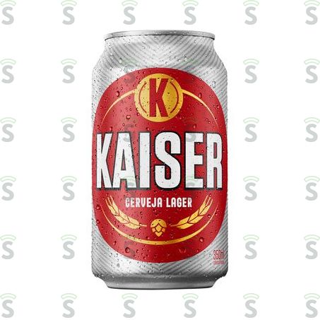  Cerveja Kaiser Lager Lata 350ml