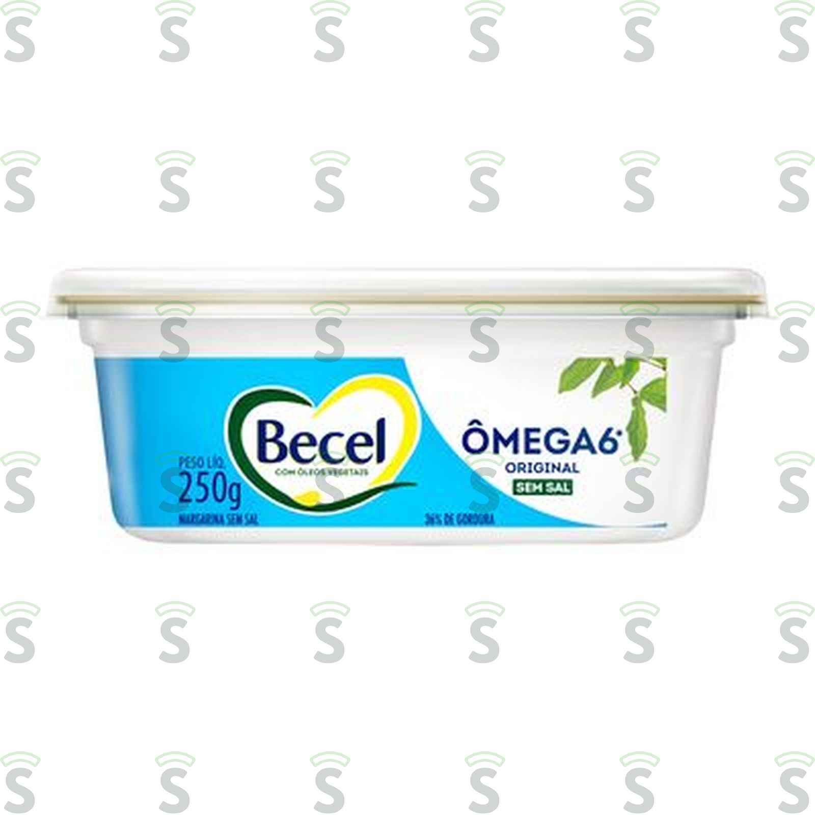 Becel-creme vegetal 250g omega 6 sem sal