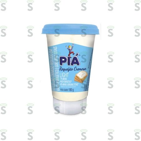  Requeijão Cremoso Piá Light 180g