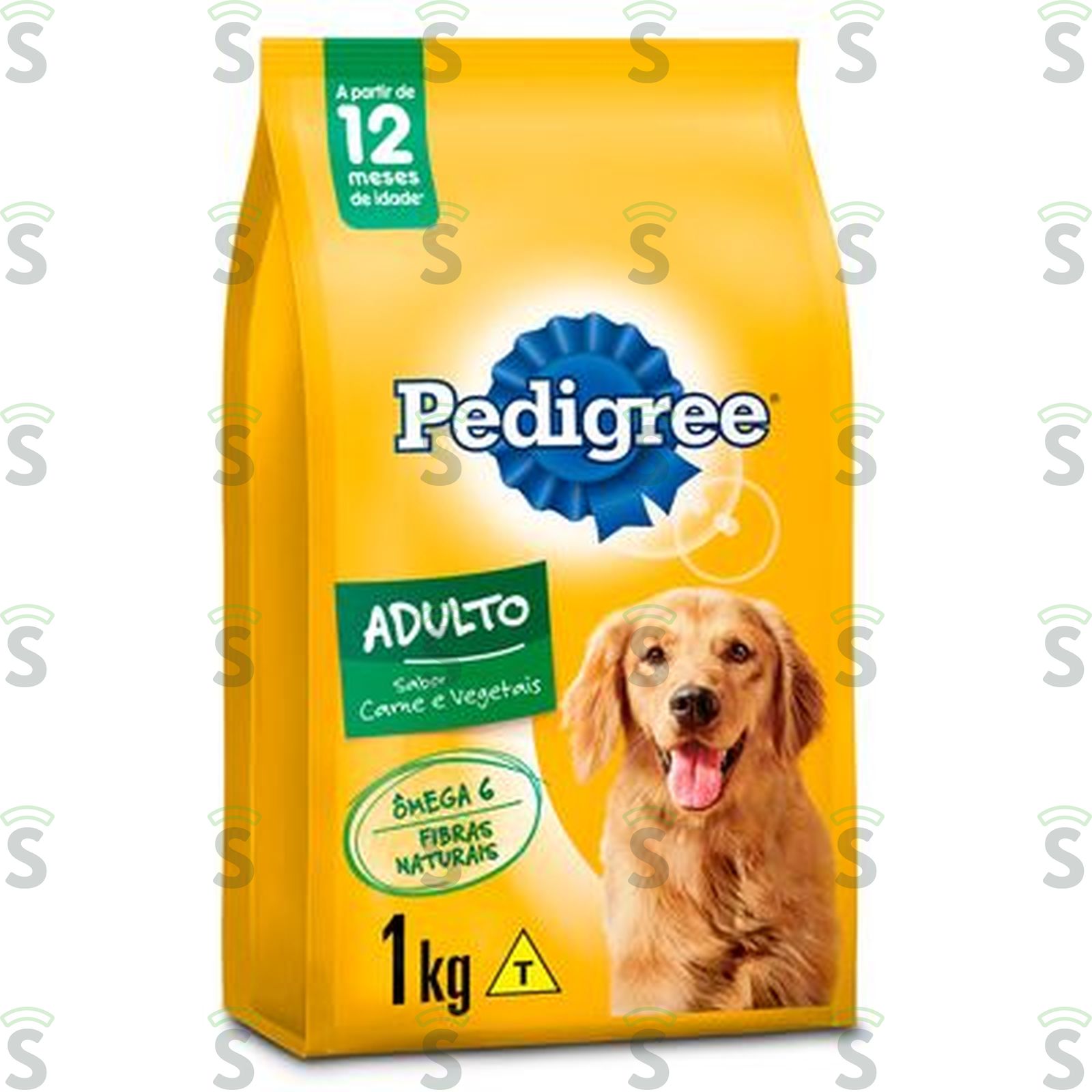 Ração Para Cães Adultos Pedigree Raças Médias E Grandes Carne E Vegetais 1KG