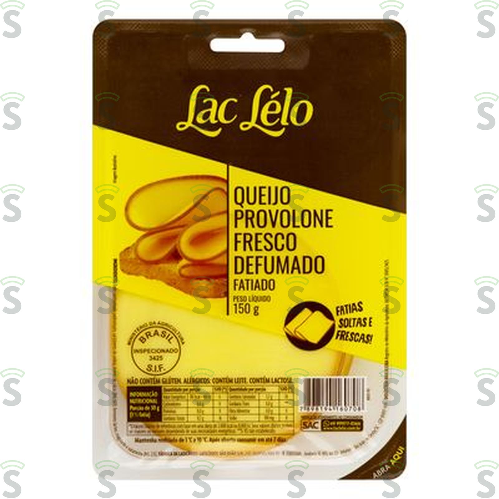Queijo Provolone Lac Lélo Fatiado 150G