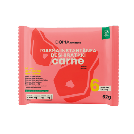 Massa de Shirataki Doma Carne 62g