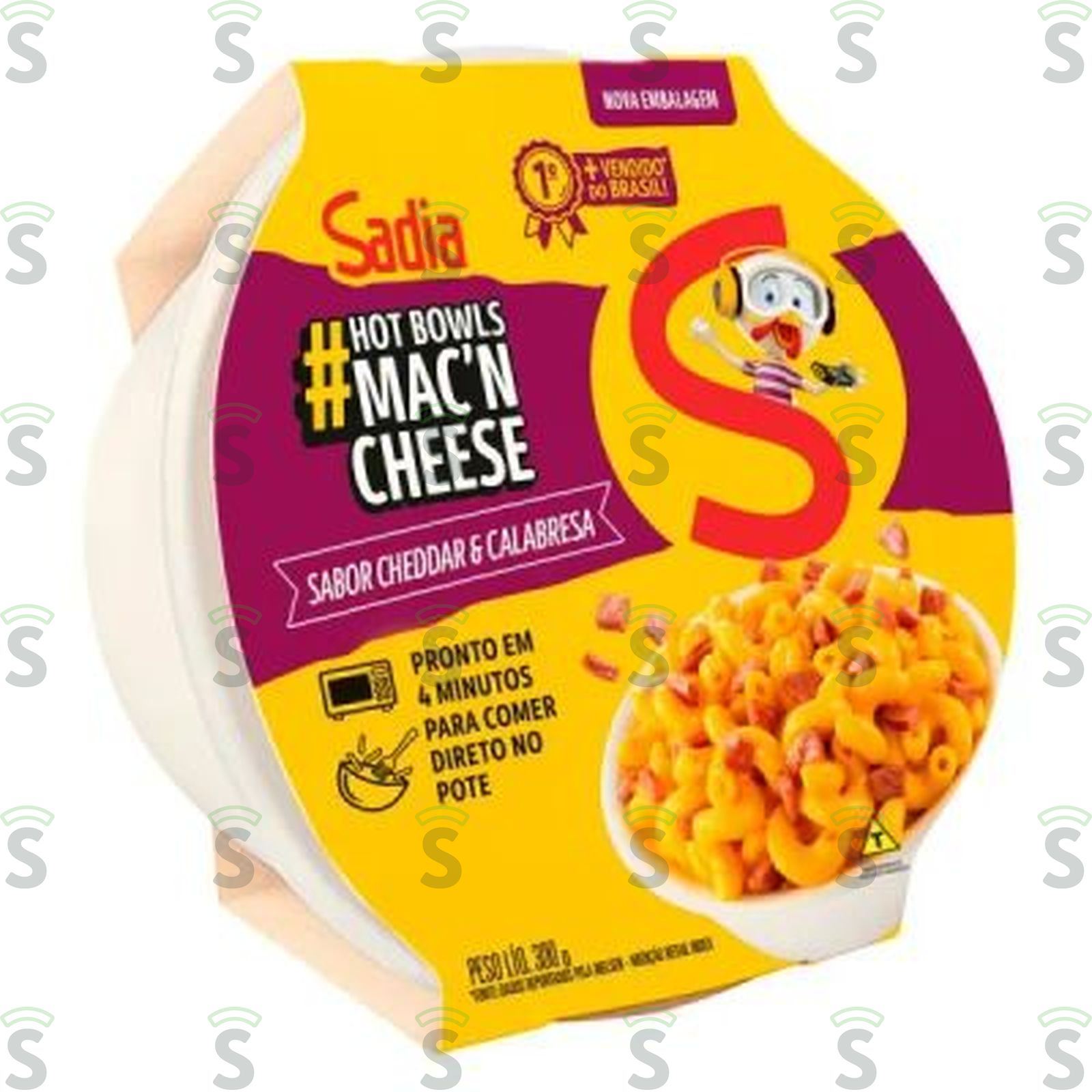MAC CHEESE SADIA 300GR CALABRESA C/CHEEDAR