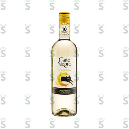  Vinho Branco Chileno Gato Negro Chardonnay Garrafa 750ml