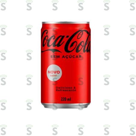 Coca Cola-refri 220ml Sem Acucar Lata