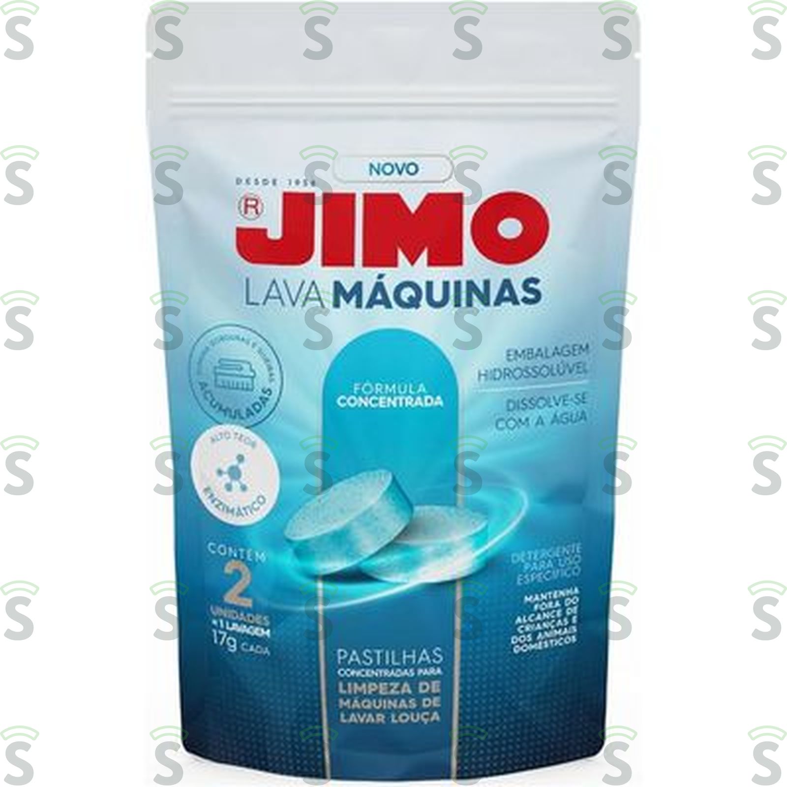 Jimo-lava maquinas pastilha 34g