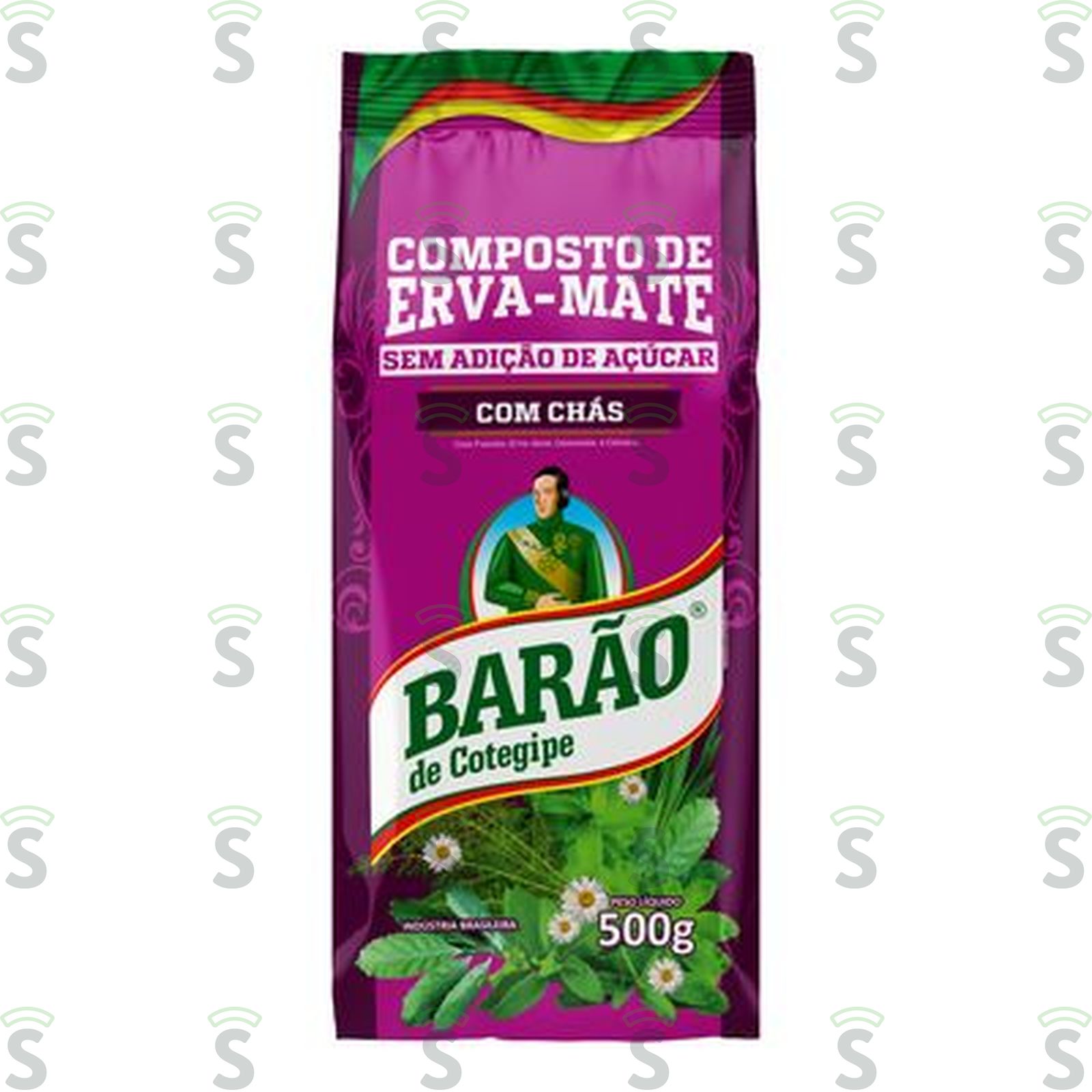 Erva Mate Barão de Cotegipe com Chás Caixa 500G