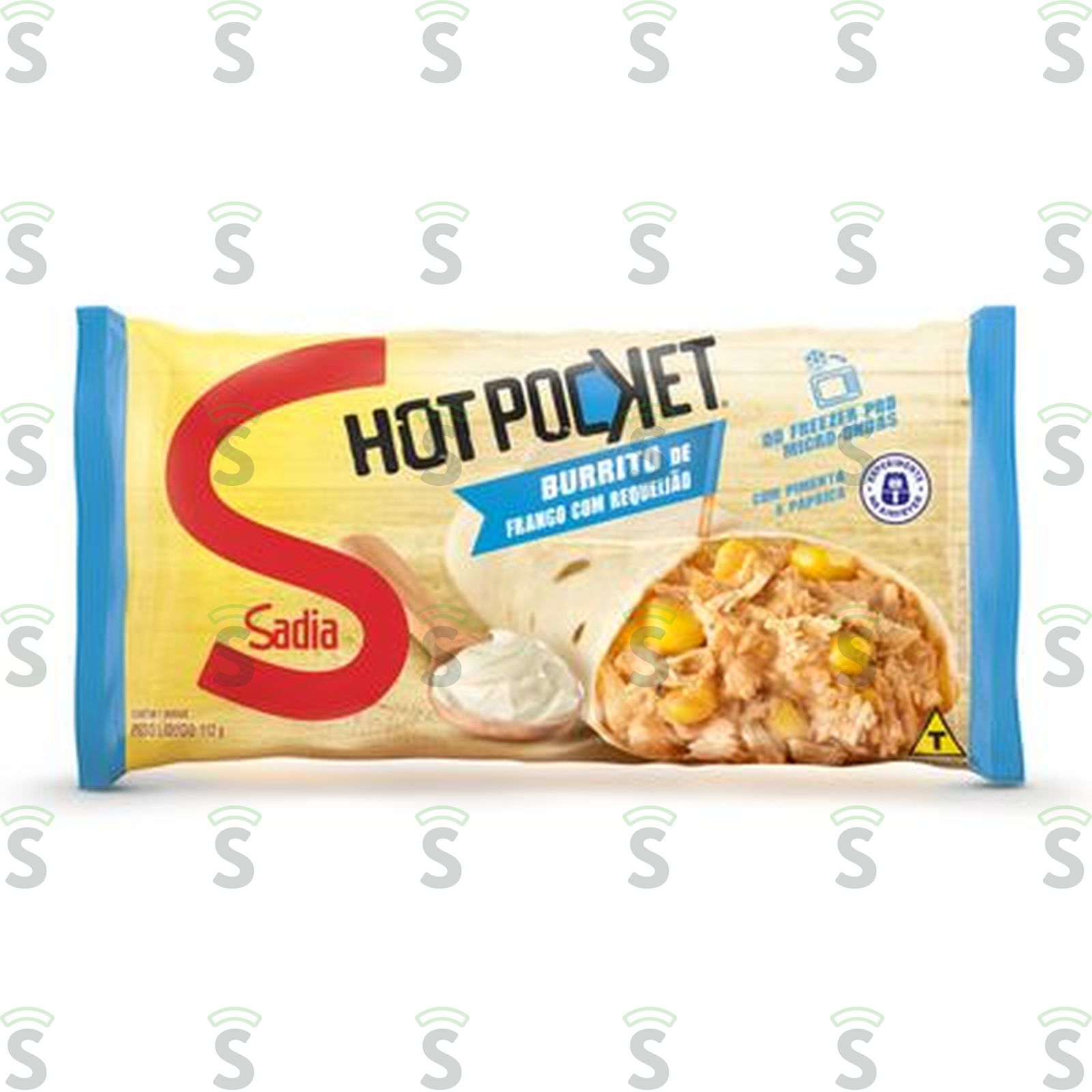 Burrito Frango com Requeijão Sadia Hot Pocket Pacote 112G