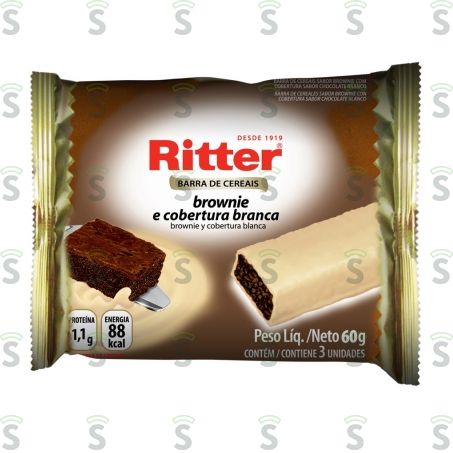  Ritter-cereal Brownie Cob Branca C/3 60g
