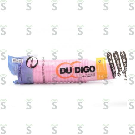  Copo Du Digo Desc Rosa C/50 Un 200ml