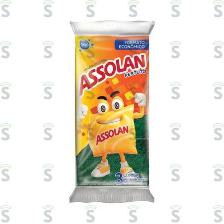  Esponja Multiuso Assolanidades 3un