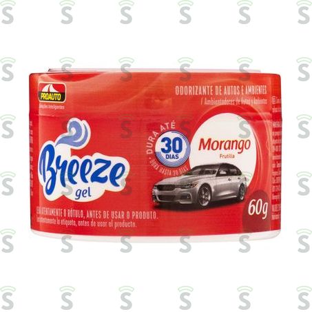  Odorizante Proauto Breeze Gel Morango 60g