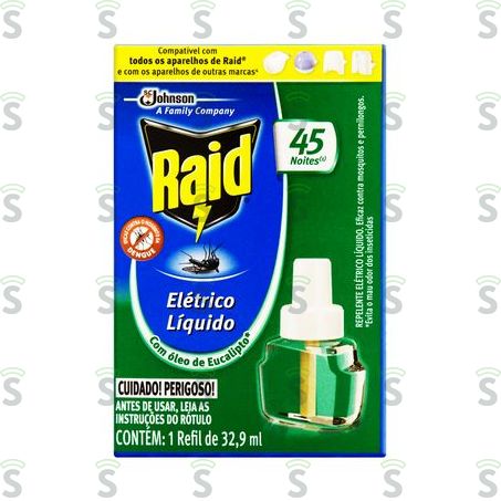  Raid-refil Eletrico Liq 32.9ml Eucalipto