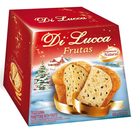Panetone Di Lucca Frutas Caixa 400G