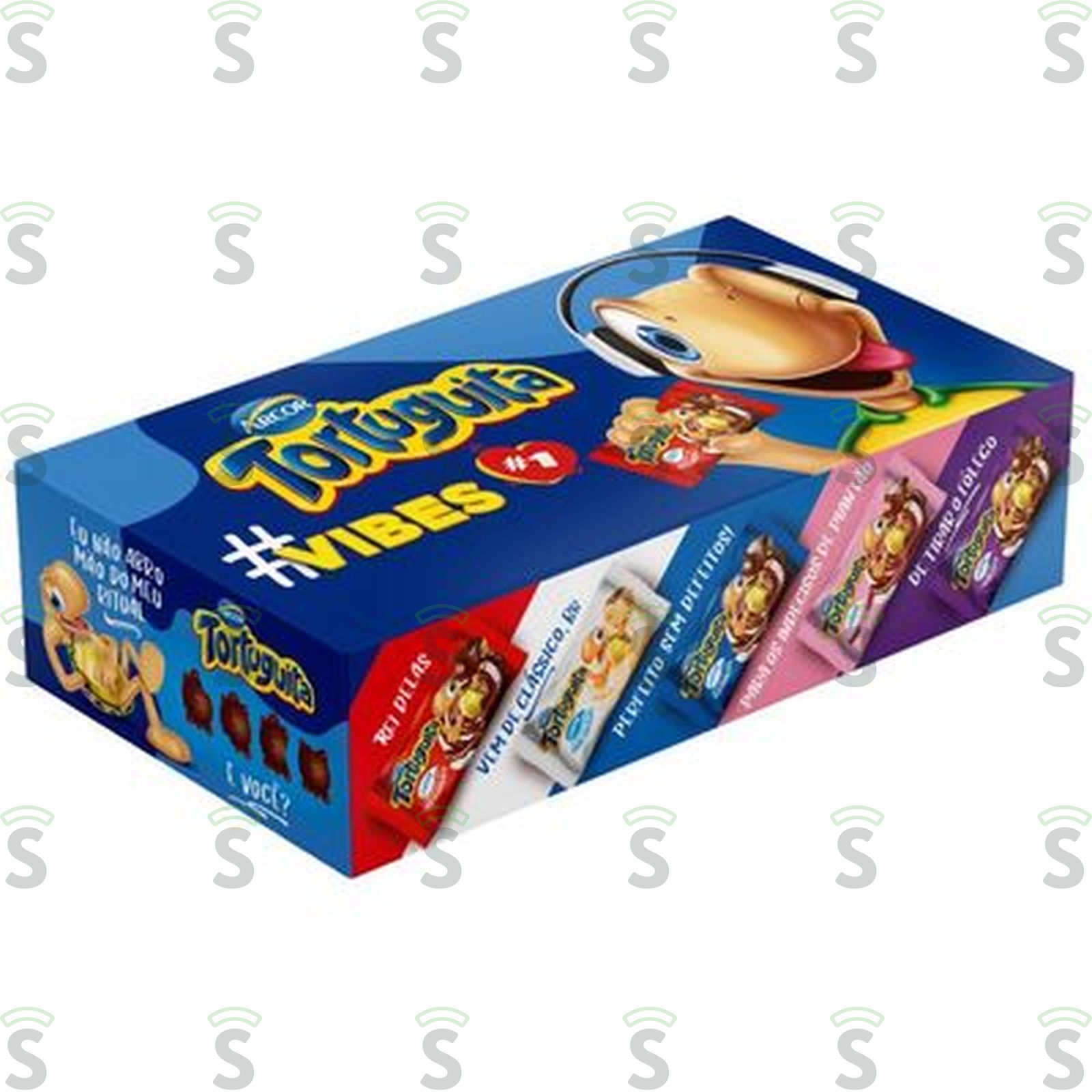 Chocolate Sortido Tortuguita Arcor Caixa com 9un - 134.5gr