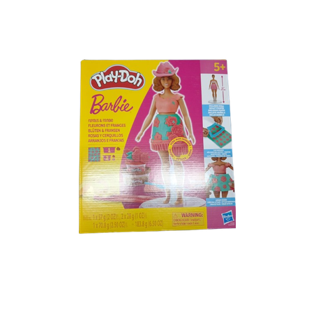 Massa de modelar playdoh barbie arranjo