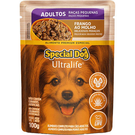 Ração Special Dog 100g - Adultos - Raças Pequenas - Sachê