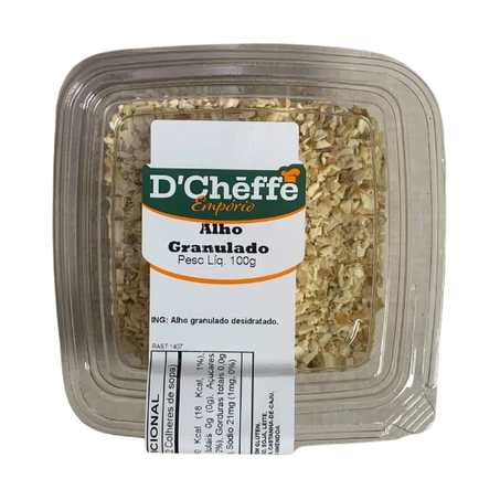 Tempero d´cheffe alho granulado 100g