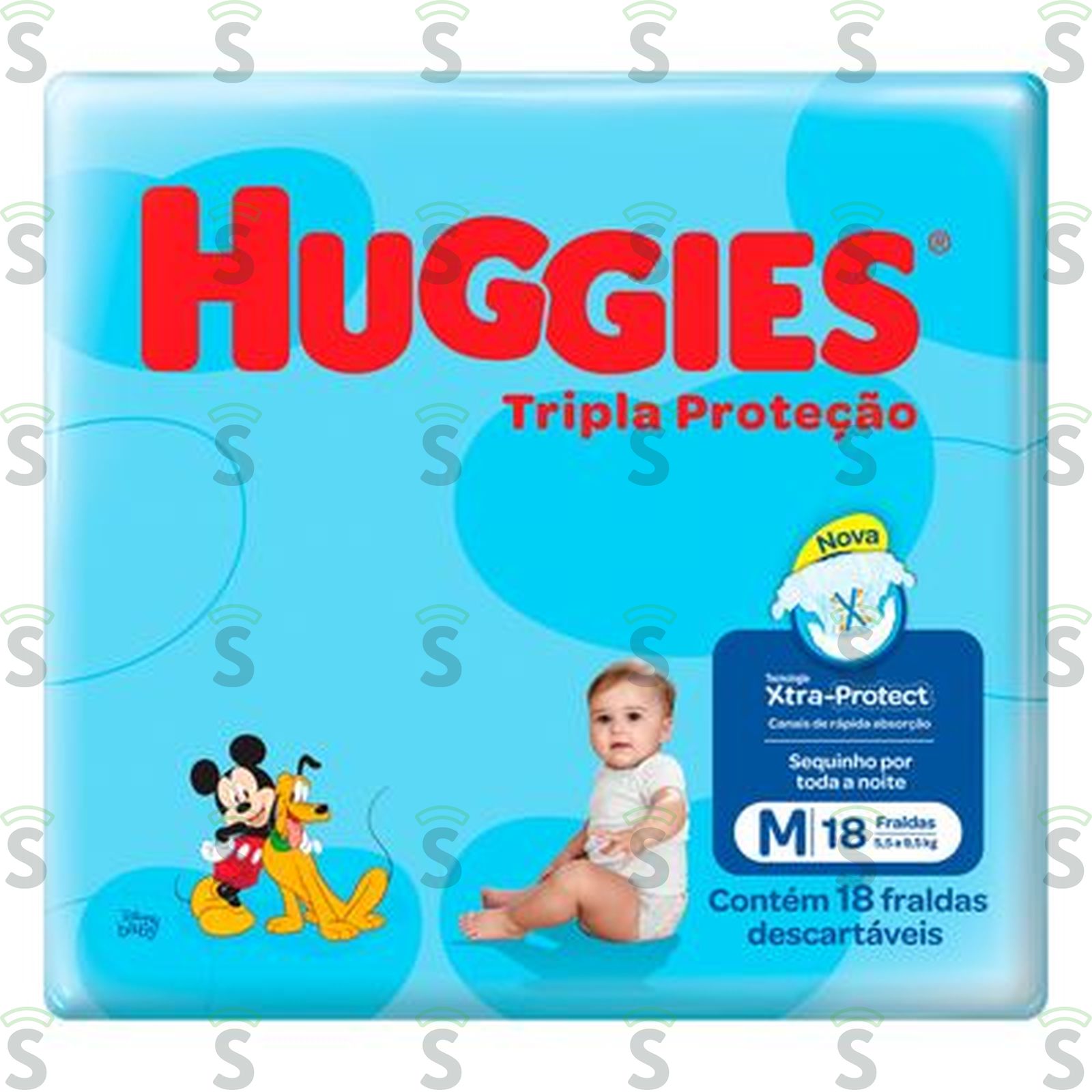 Fralda Descartável Mônica Huggies Midade 18UN