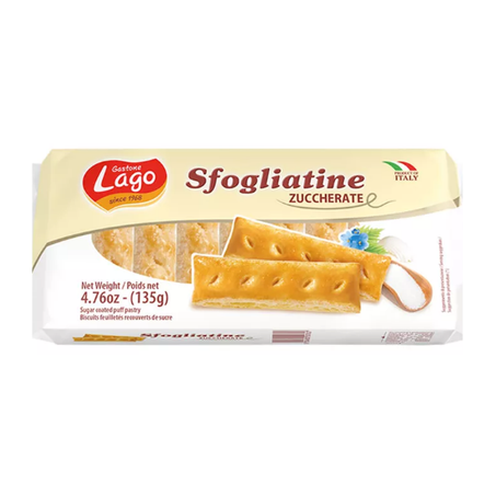 Biscoito lago folhado açucarado 135g