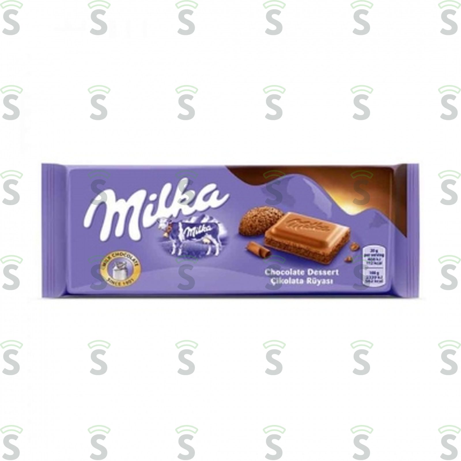 Chocolate Milka Dessert Ao Leite Recheio de Mousse 100G