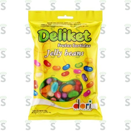  Bala de Goma Dori Deliket Frutas Pacote 180g