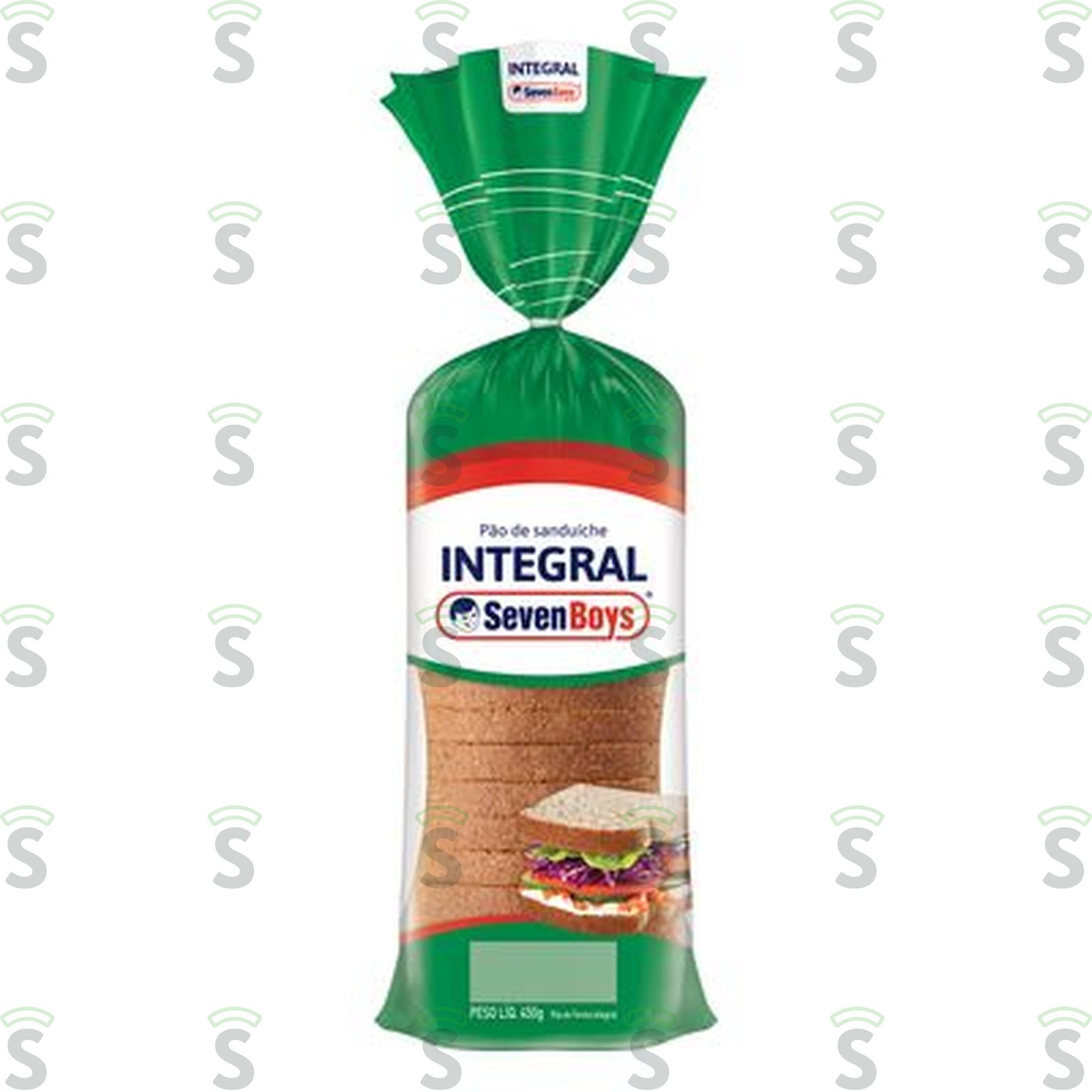 Pão de Forma Integral Seven Boys 450G
