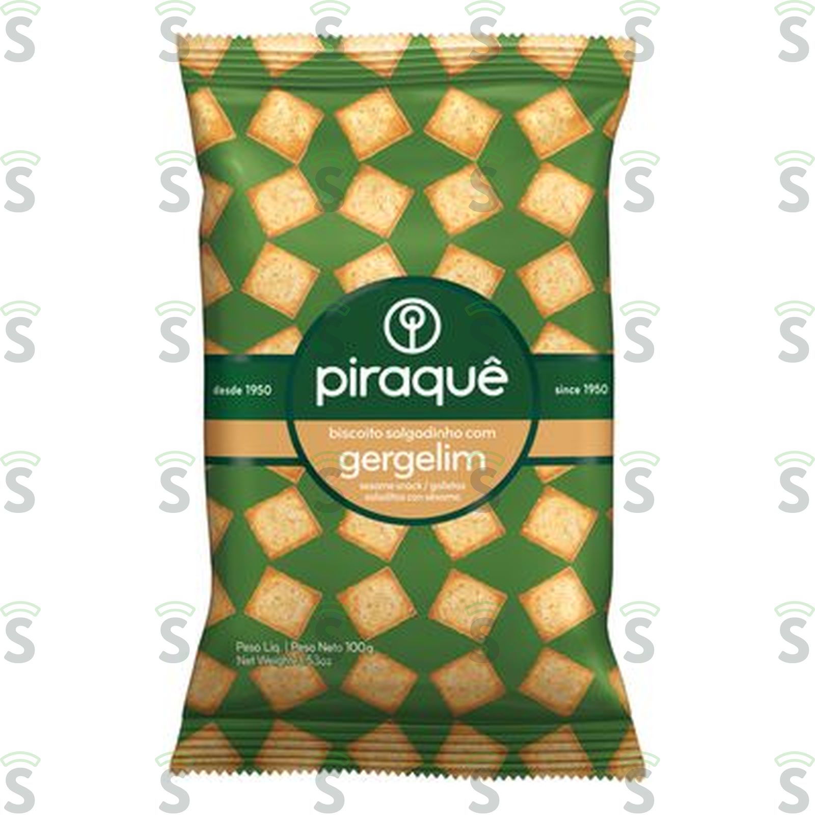 Salgadinhos Piraquê Gergelim Pacote 100G