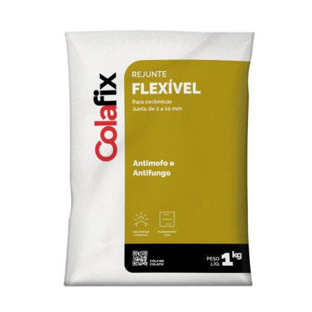  120048 - Colafix Rejunte Flexivel Cinza Artic 1kg