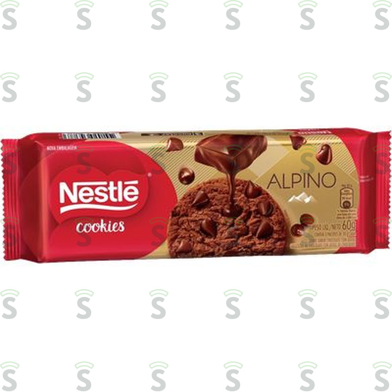 Biscoito Cookie Alpino Nestlé Pacote 60G