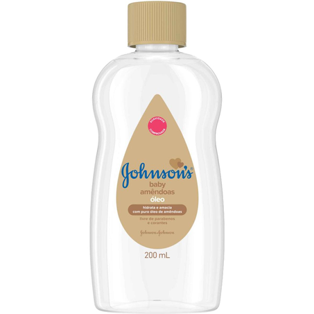 Óleo Johnsons Baby 200ml - Amêndoas