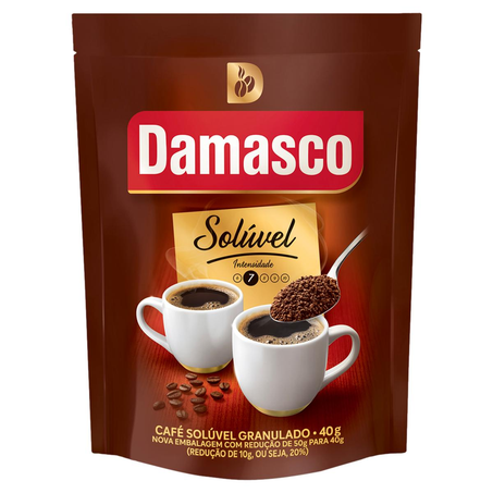 Café Solúvel Damasco 40g - Tradicional - Sachê