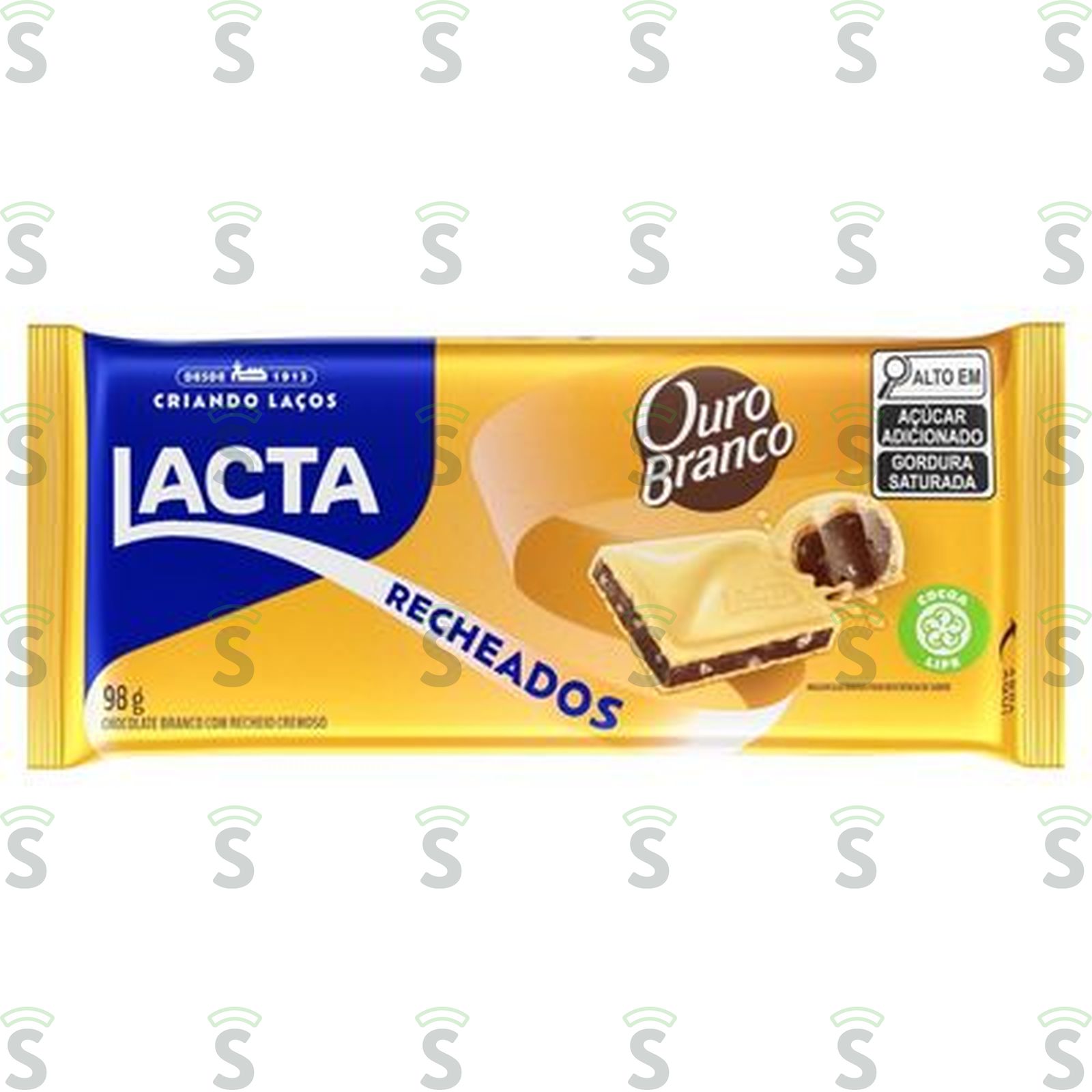 Lacta-chocolate 98g ouro branco