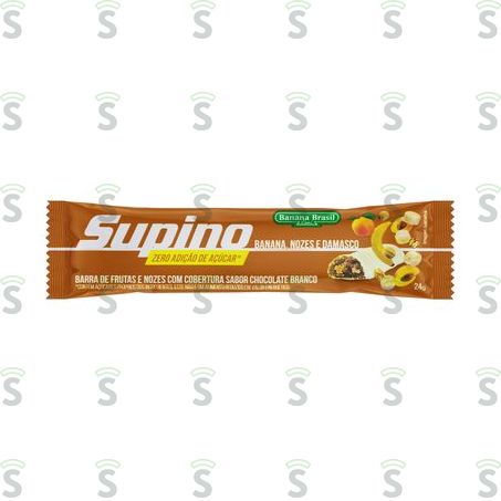  Barra Supino Banana Nozes e Damasco Com Chocolate Branco - Zero 24g