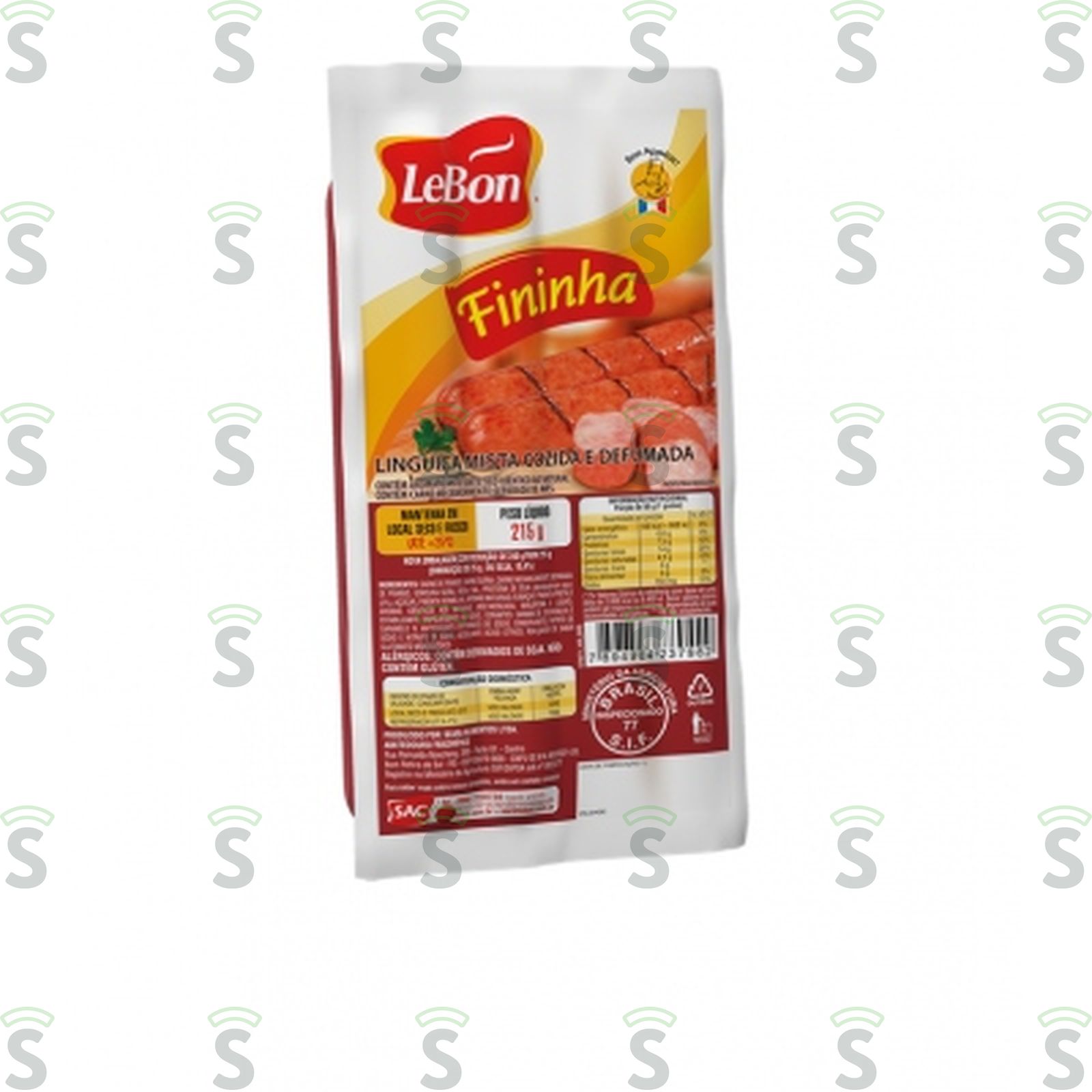 Linguica Lebon Fininha Def Mista - 215G