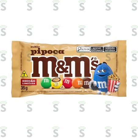  Confeito Mms 35gr Pipoca