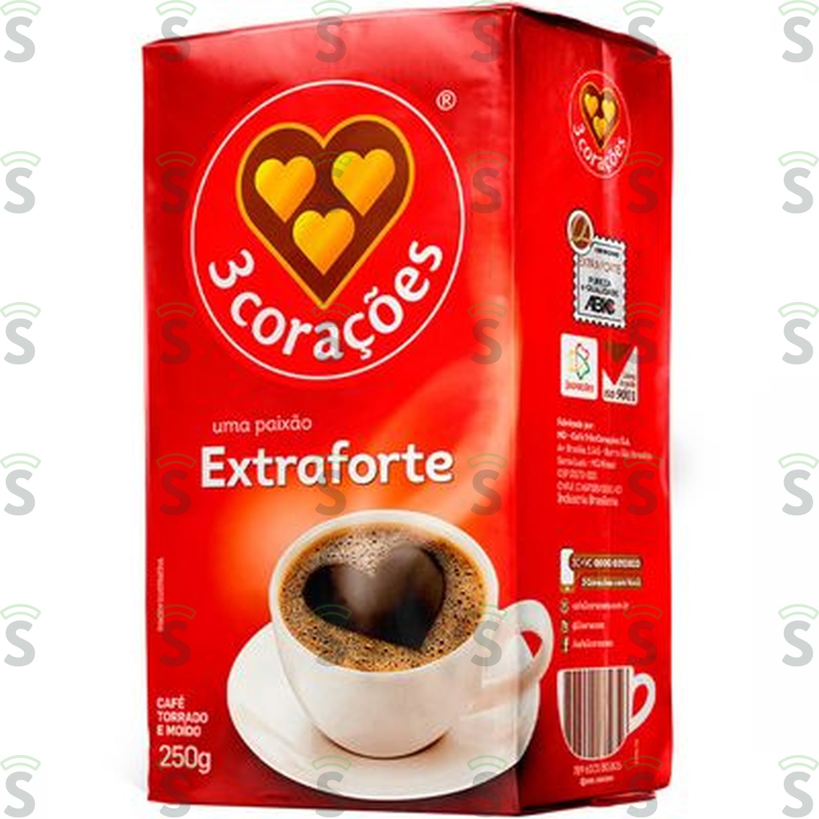 3 coracoes-cafe extraforte 250g vacuo